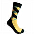 3-Pack Black, Yellow and Green Socks